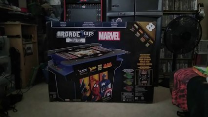 Arcade1Up Marvel vs. Capcom Head-to-Head Cocktail Arcade Table Unboxing & Installation