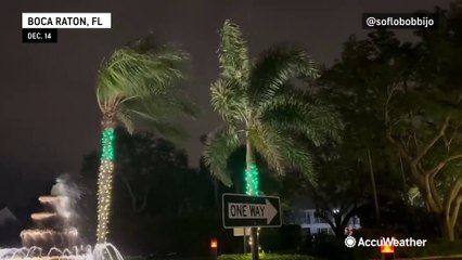 Wind and waves ramp up on the coasts of Florida as storms approach