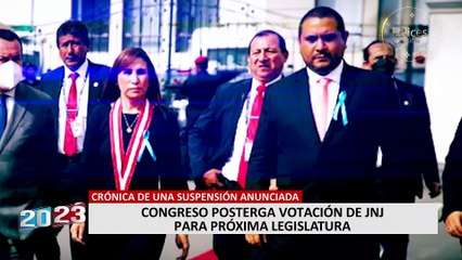 Buscan censurar a titular del Congreso por suspender debate sobre remoción de integrantes de la JNJ