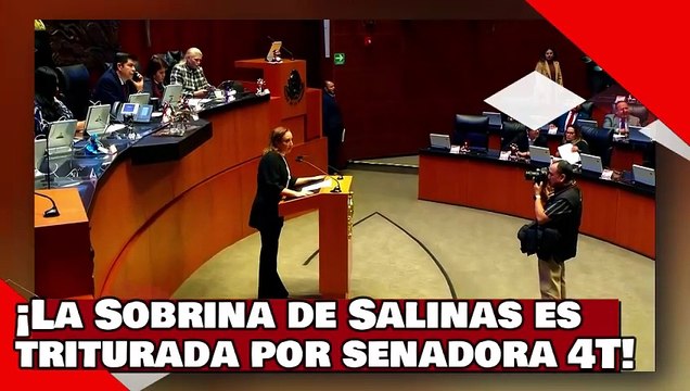 ¡VEAN! ¡la sobrina de Salinas es triturada por Marcela Mora por usar a la guardia nacional vs. AMLO!