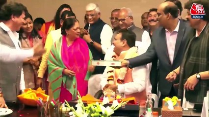 B&W: Bhajan Lal Sharma takes oath as Rajasthan CM