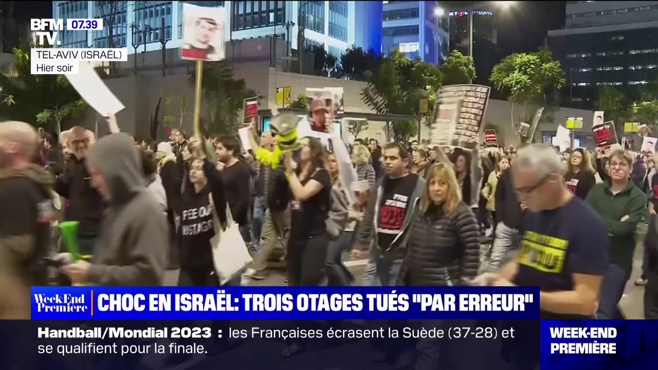 Trois otages du Hamas tués "par erreur" par Tsahal: le choc en Israël