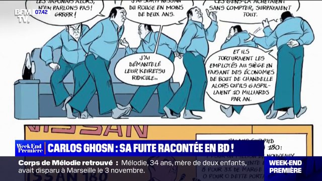 Escape Ghosn : une BD qui raconte la fuite de Carlos Ghosn du Japon en 2019