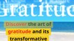 The Transformative Power of Gratitude