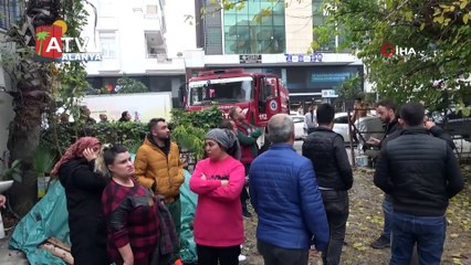 Kahvaltı yaparken çıkan yangın, yaşlı kadının yakınlarını gözyaşına boğdu