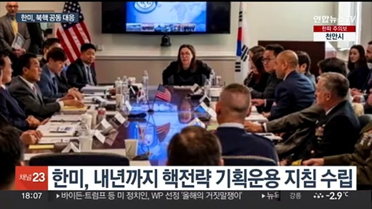 한미 "북핵 공동 대응…핵 사용시 김정은 정권 종말"