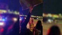 Manifestantes bloquean entradas del aeropuerto de Los Ángeles para exigir alto el fuego en Gaza