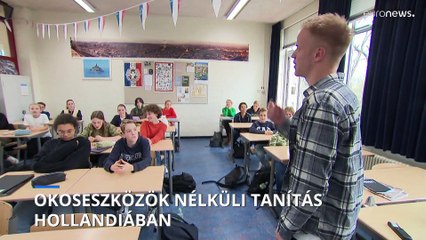 Mobilok és táblagépek nélkül tanítanak 2024-től a holland iskolák