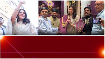 Kajal Agarwal Opening Devi Pavitra Gold & Dimond Jewellery at Kukatpally | Telugu Oneindia