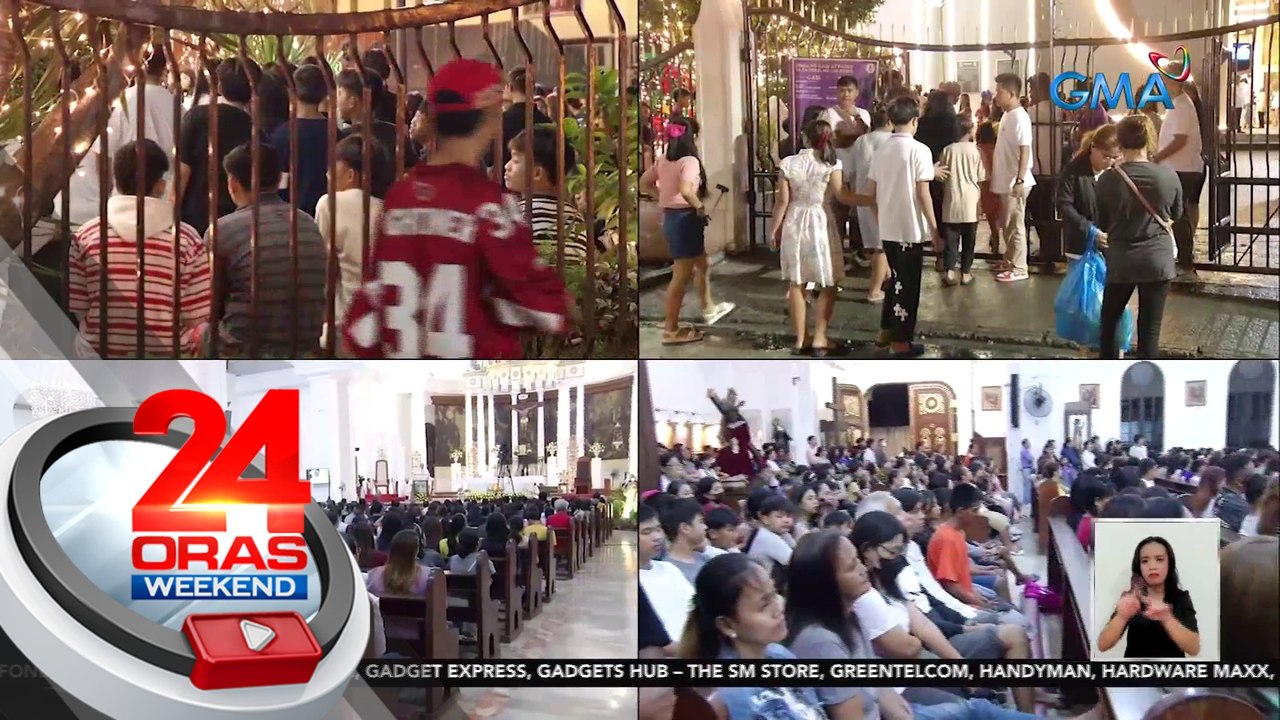 Mga deboto, dumagsa sa iba't ibang simbahan sa unang araw ng Misa de Gallo | 24 Oras Weekend