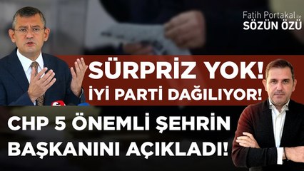 CHP 5 ÖNEMLİ ŞEHRİN BAŞKANINI AÇIKLADI! SÜRPRİZ YOK! İYİ PARTİ DAĞILIYOR!