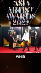 WHIB on the #AAA2023 red carpet #PEP #shorts