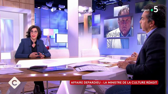 Affaire Gérard Depardieu : Une procédure disciplinaire va être engagée pour retirer sa Légion d'honneur à l'acteur, annonce Rima Abdul-Malak sur le plateau de C à vous sur France 5 le 15 décembre 2023.