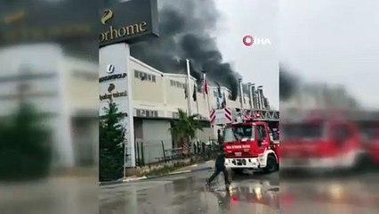 Tekstil fabrikasında yangın çıktı!