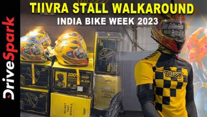 India Bike Week 2023 | Tiivra Stall Walkaround video | accessories and gears