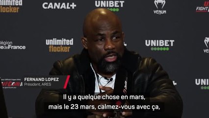 ARES 18 - Lopez sur un éventuel UFC Paris : “Il y a quelque chose en mars, mais ce n’est pas le 23”