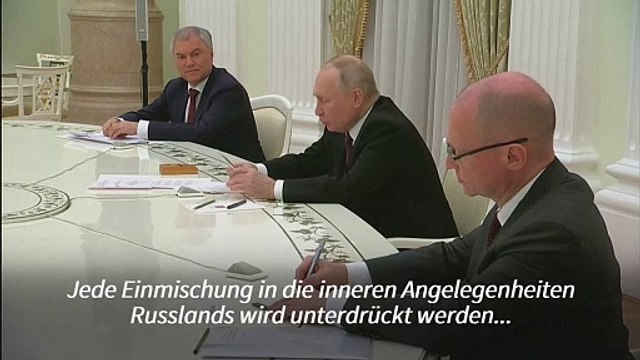 Putin warnt vor Einmischung in russische Präsidentschaftswahl