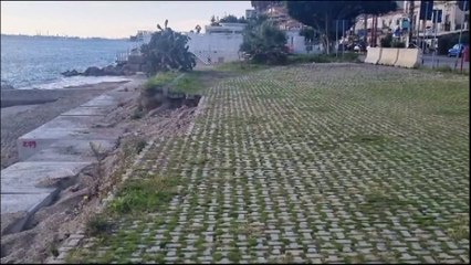 PARCHEGGI LITORANEA, SISTEMATI I 120 MASSI