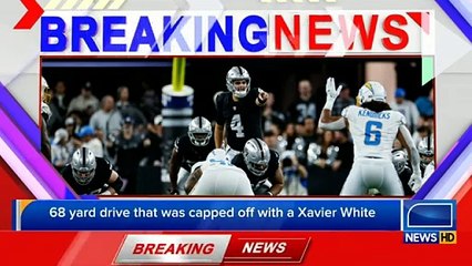 Halftime Report_ Electric start for the Raiders on Thursday Night Football(360P)
