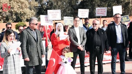 Mersin'de atanamayan öğretmenlerden eylem: 'Marketlerde değil, sınıflarımızda olmak istiyoruz'