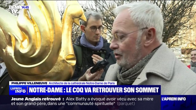 Philippe Villeneuve, architecte de la cathédrale Notre-Dame de Paris: Je ne me revoyais pas refaire une copie de l'ancien coq