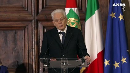 Mattarella: "E' l'ora delle riforme istituzionali della Ue"