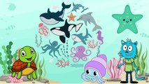 Sea Animals | Teaching children sea animals - English Educational Video #animals #animalsvideo #sea