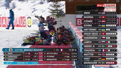 Le replay de la poursuite dames de Lenzerheide - Biathlon - Coupe du monde