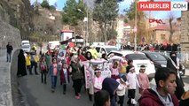 Bitlis'te İsrail'in Gazze saldırılarını protesto yürüyüşü düzenlendi