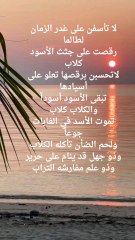 لا تأسفن على غدر الزمان