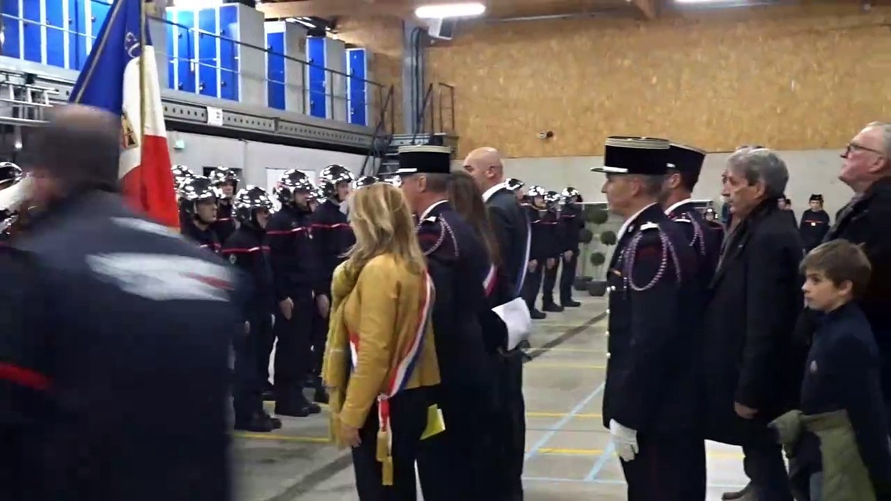 Cérémonie Ste Barbe des pompiers de Trets 15dec2023