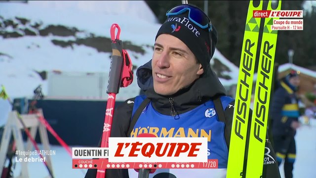 Fillon Maillet : « Aujourd'hui, j'ai compris des choses » - Biathlon - CM - Poursuite