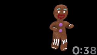 1 Minute Gingerbread Jingle- Dance with a Dancing Gingerbread Man Timer