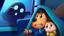 The Ghost out of Window _ Safety Cartoon _ Sheriff Labrador _ Kids Cartoon _ BabyBus