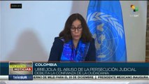 ONU señala nuevas violencias en proceso de paz en Colombia
