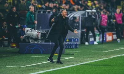 PSG : Luis Enrique revendique sa stratégie du match nul à Dortmund