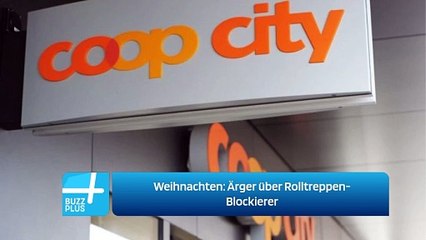 Weihnachten: Ärger über Rolltreppen-Blockierer