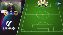 Alineación del Real Madrid contra el Villareal