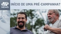 Lula está em São Paulo para realizar entrega de casa populares ao lado do Guilherme Boulos