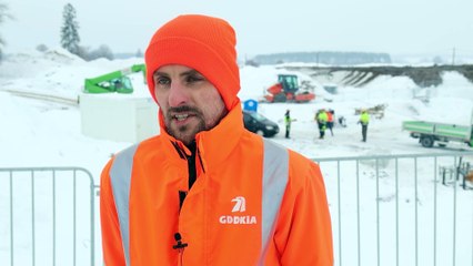 Zimowa pauza na budowie trasy S-6