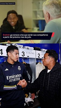 Así fue la visita de Endrick al Real Madrid