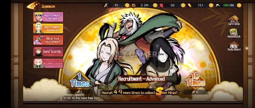 Naruto Anime Series Game (Tales of Gallant) Summoning New Best SS Characters
