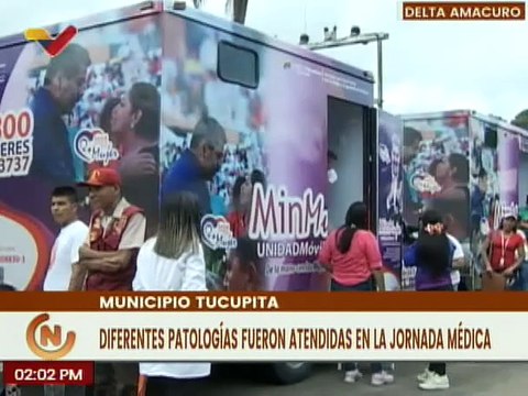Habitantes del mcpio. Tucupita son favorecidos con jornada médica y entrega de medicamentos