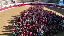 Plus de 600 lutins du Père Noël rassemblés à Aire-sur-l'Adour