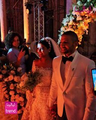 أسماء أبو اليزيد تحتفل بزواجها في حفل بسيط بمصر القديمة