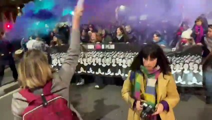 La manifestazione a Milano di Non Una Di Meno