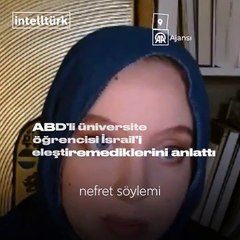 'Kendi ülkemi eleştirdiğimde İsrail'i eleştirmekten daha az baskı ve taciz görüyorum'