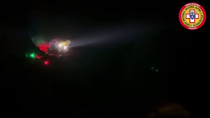 L'intervento del Soccorso Alpino