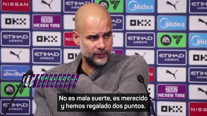 PARA LOS QUE DUDAN de GUARDIOLA cuando PIERDE: ESTOS 30" tras el EMPATE en el 95' son ORO