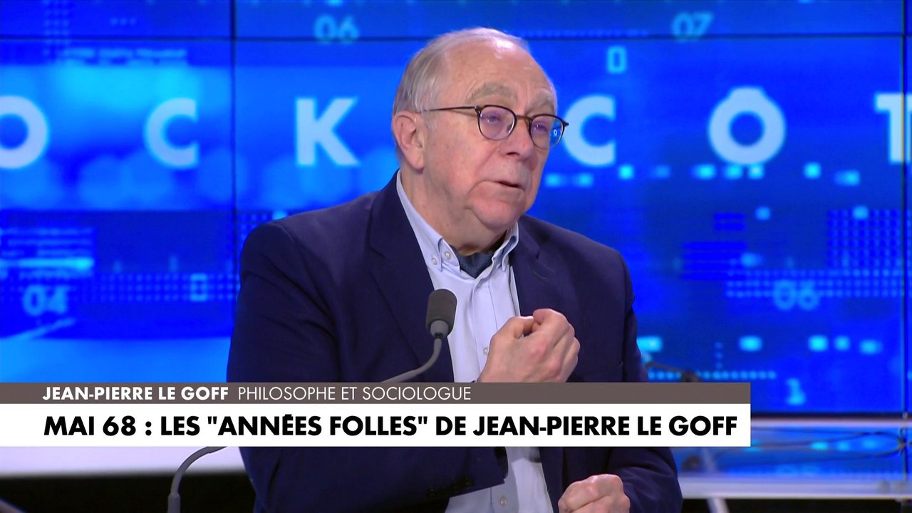 Jean-Pierre Le Goff : «Il y avait de quoi transgresser à l'époque, il y avait des pouvoirs et des élites qui nous faisaient face»